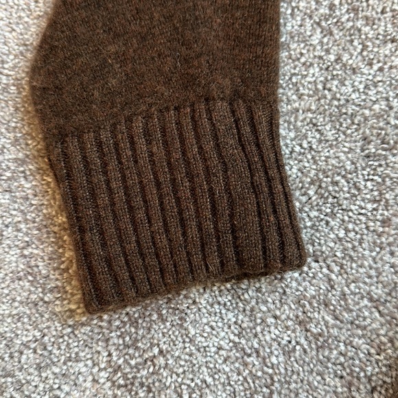 NWOT Vince Raglan Sleeve Cashmere Cardigan in Brown (Small)-Perfect Fall Sweater - Picture 7 of 13
